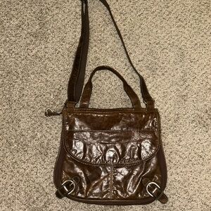 Fossil Tan Canvas Tote